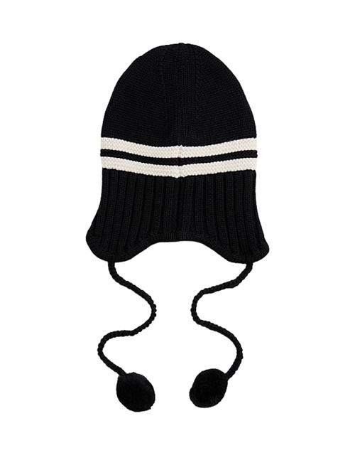 Cappellino in misto lana con pompon Tommy Jeans | AW0AW18311BDS